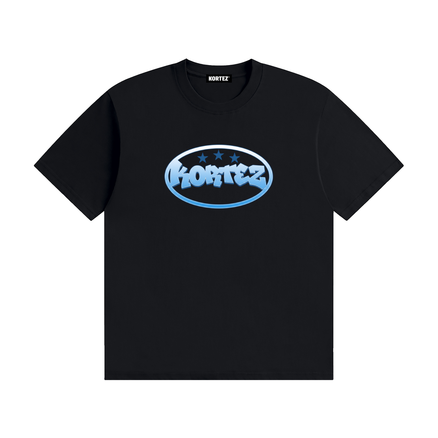 KORTEZ - Frost Star Bubble Heavyweight Tee / Black