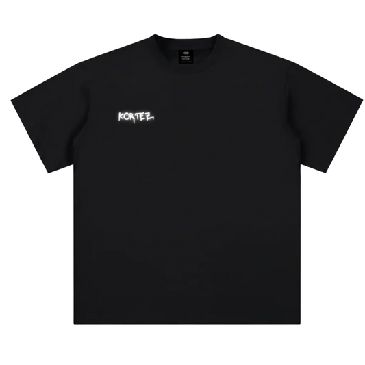 KORTEZ - Graffiti T-Shirt / Black