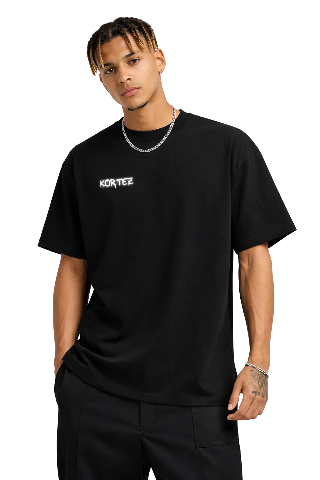 KORTEZ - Graffiti T-Shirt / Black