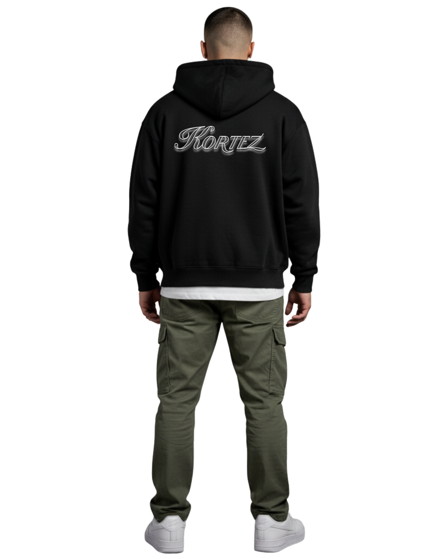 KORTEZ – Heritage Zip Hoodie / Black