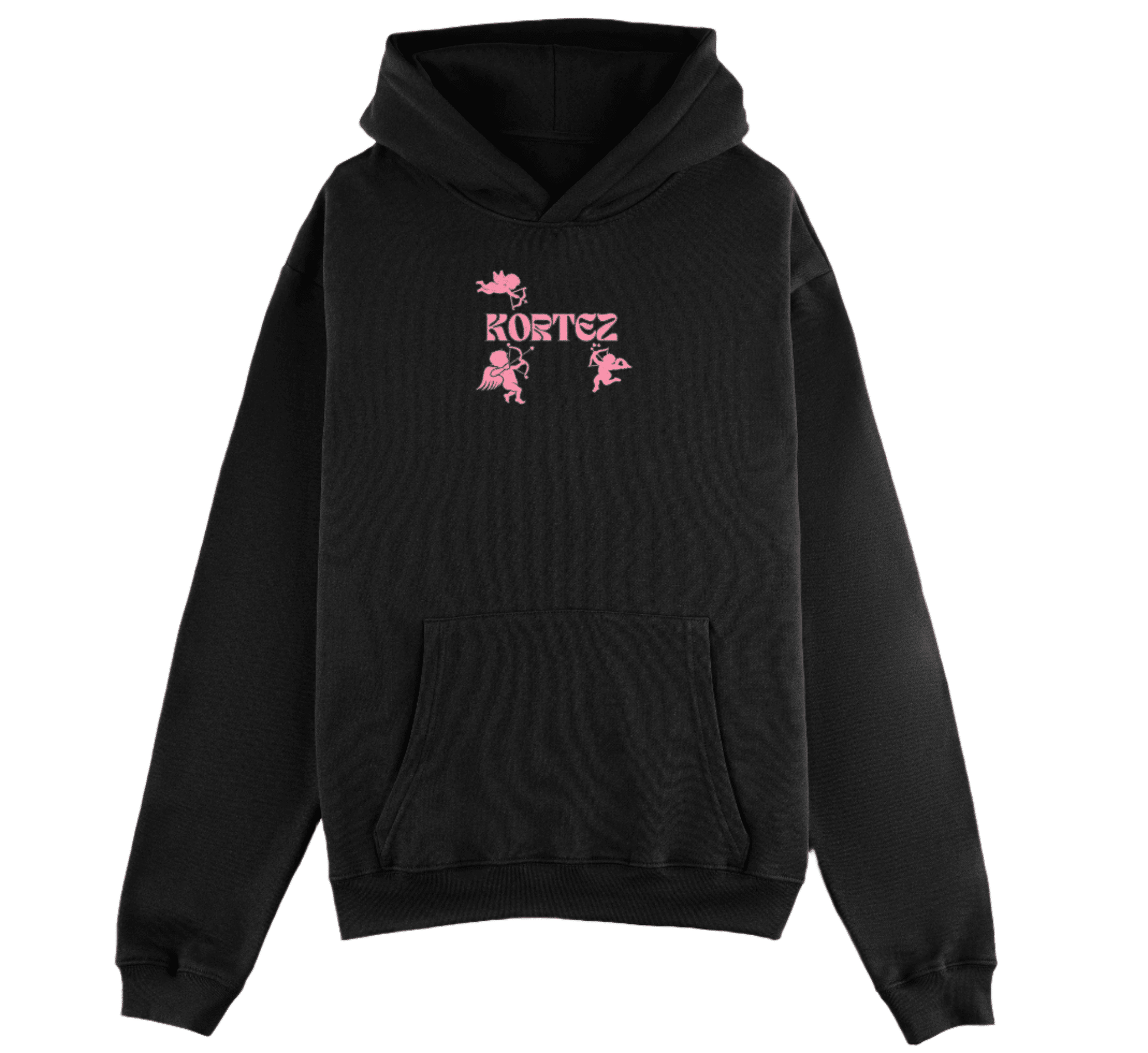 KORTEZ - Hoodie Over Roses (Black)