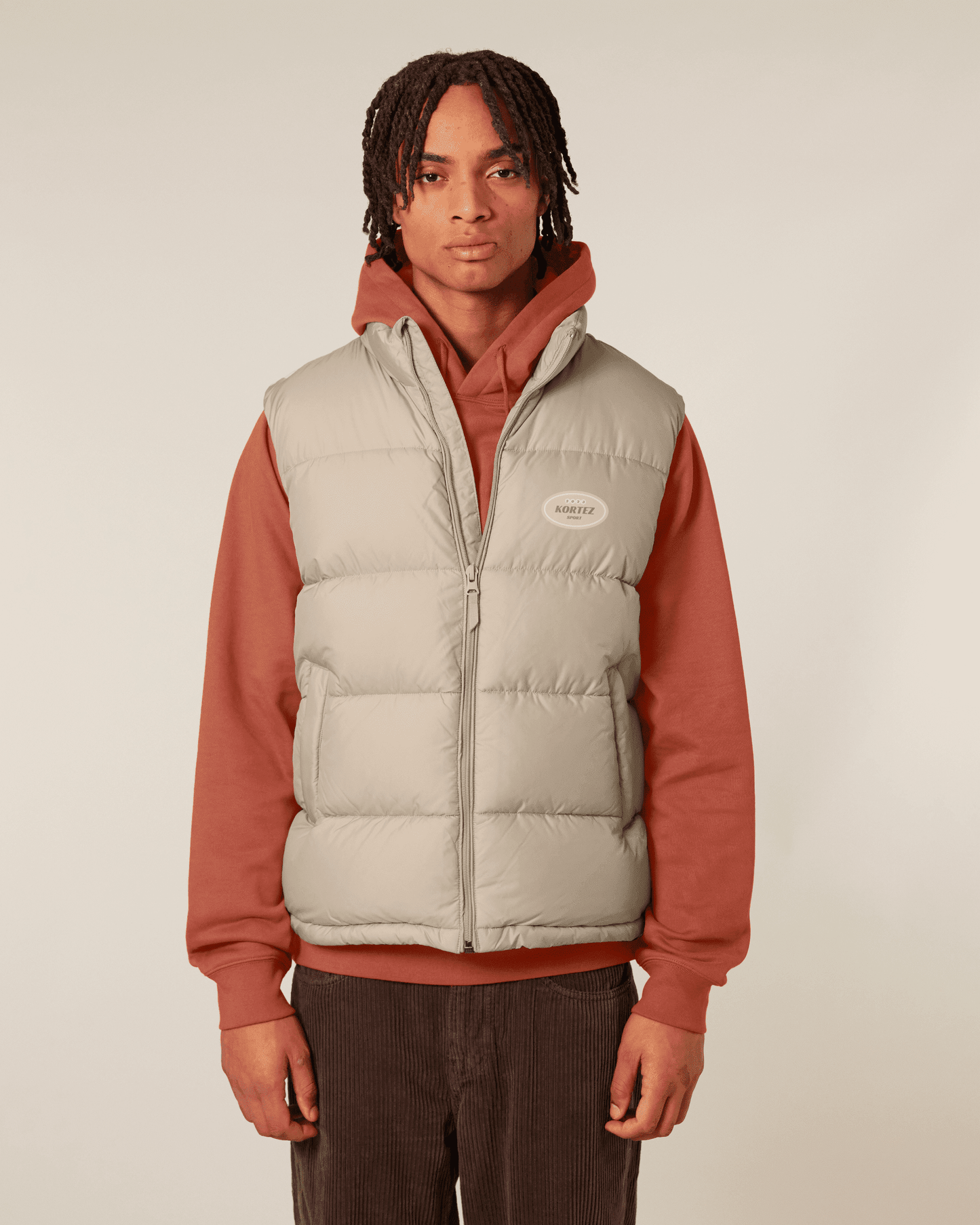 KORTEZ - Legacy Puffer Gilet (Beige)