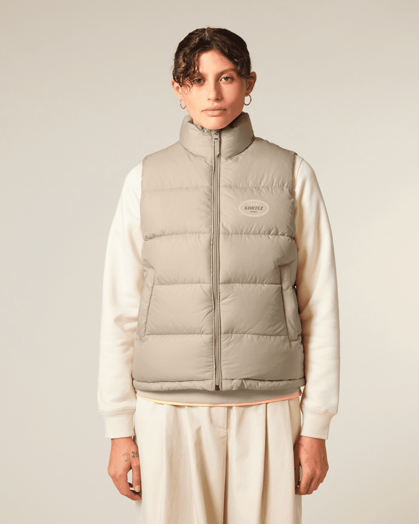 KORTEZ - Legacy Puffer Gilet (Beige)