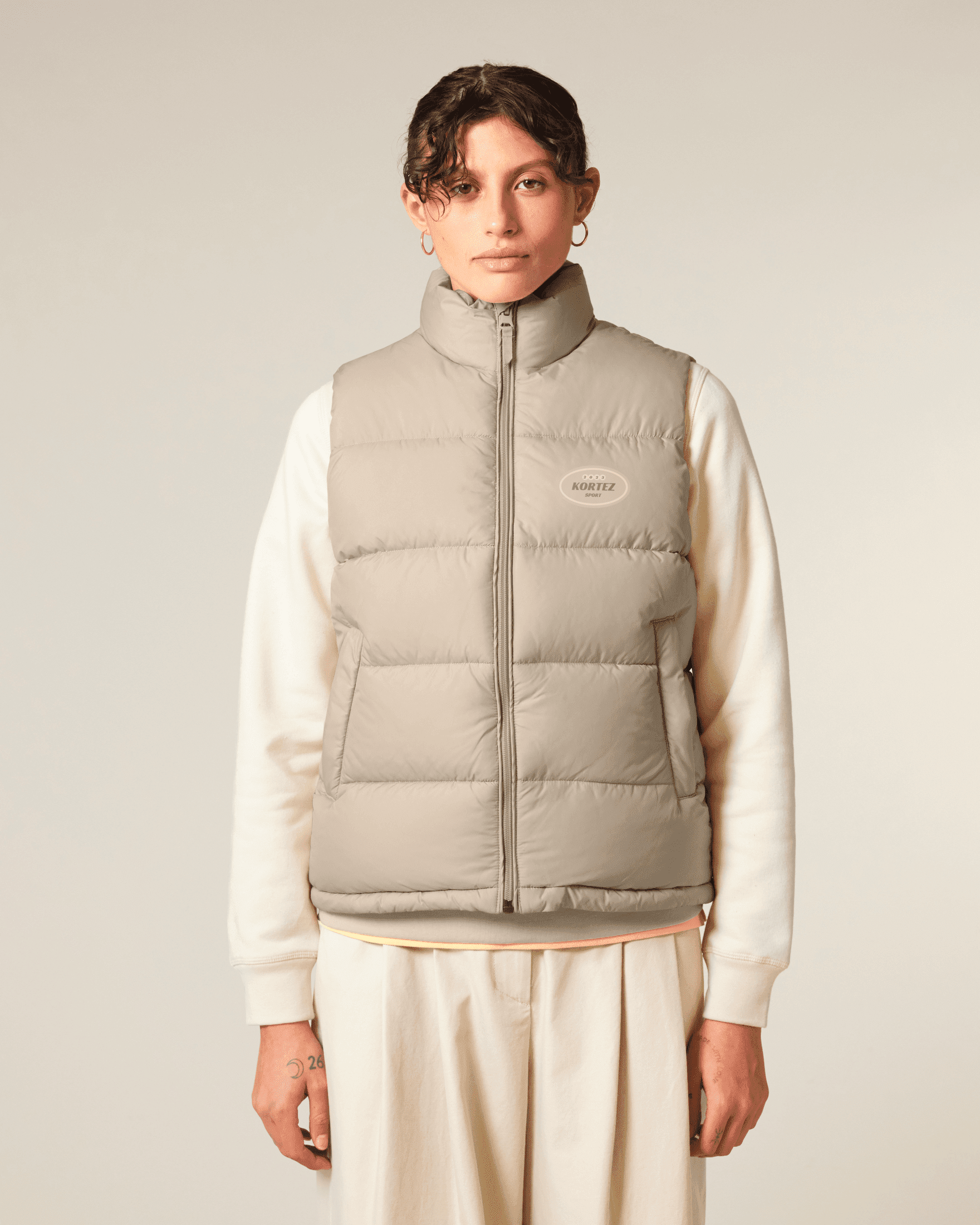 KORTEZ - Legacy Puffer Gilet (Beige)