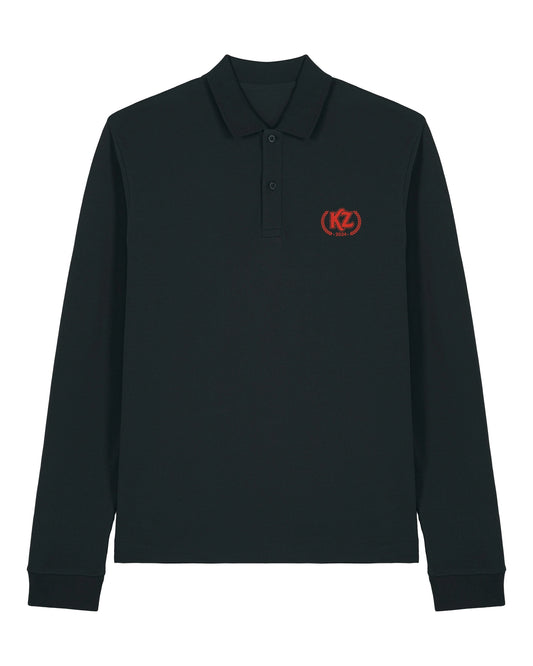 KORTEZ - Long Sleeve Polo (Black)