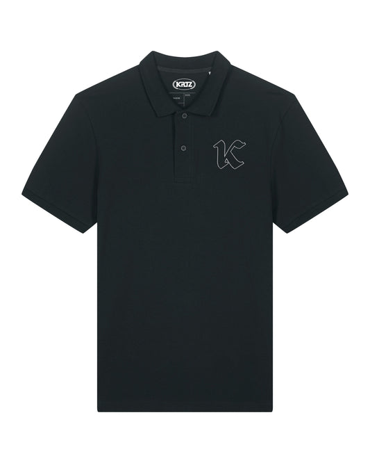 KORTEZ - Monogram Polo / Black