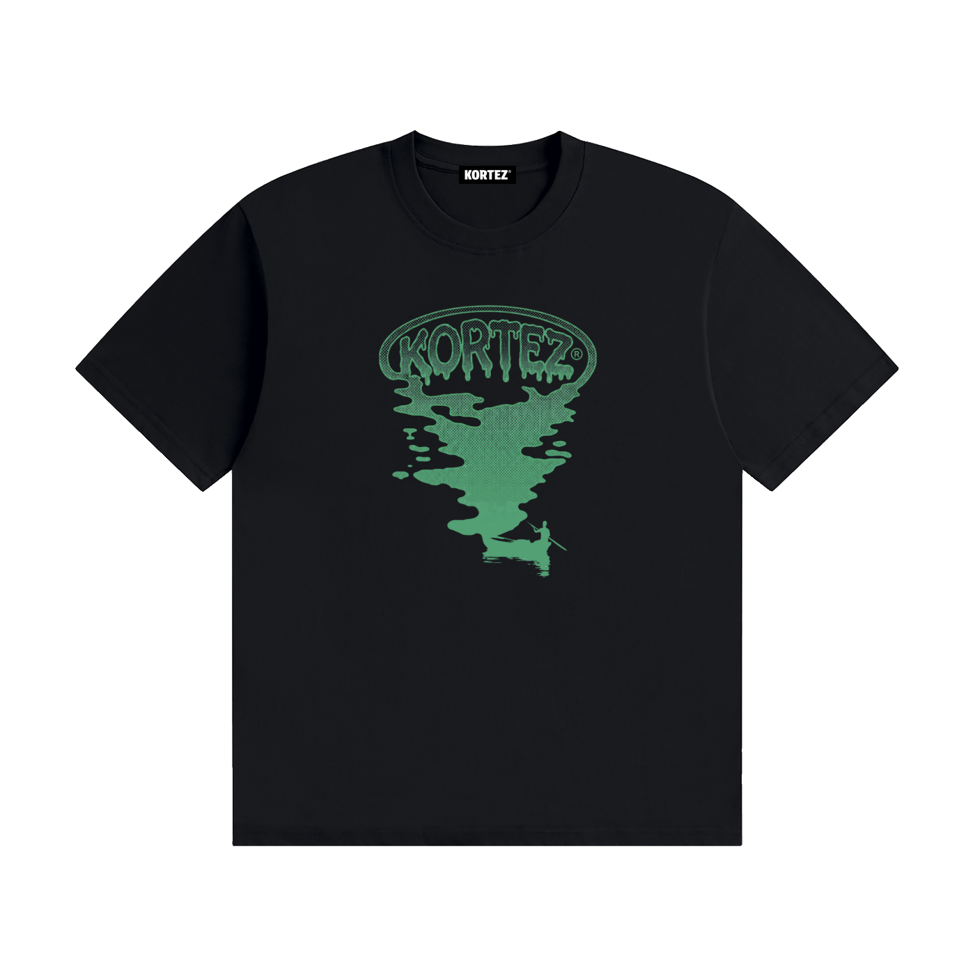 KORTEZ - Monsoon Drift Heavyweight Tee / Black