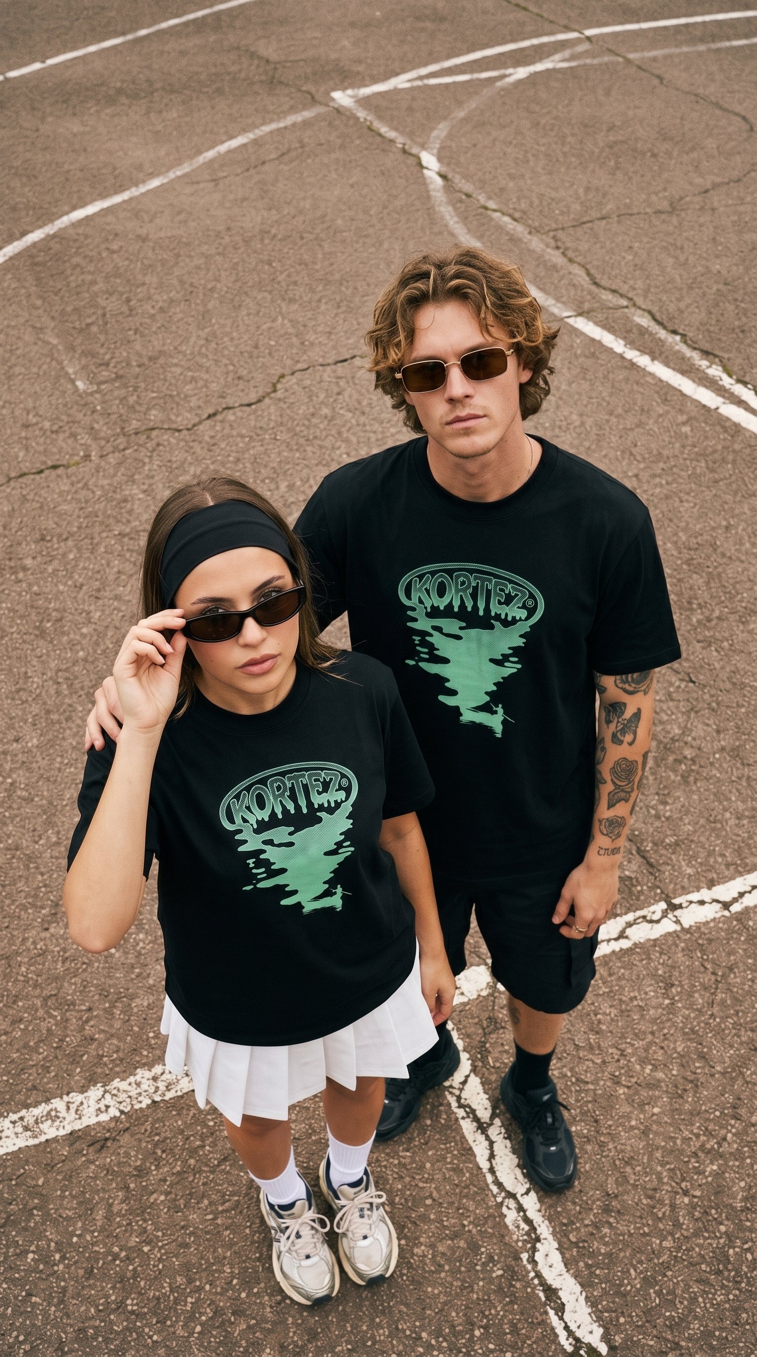 KORTEZ - Monsoon Drift Heavyweight Tee / Black