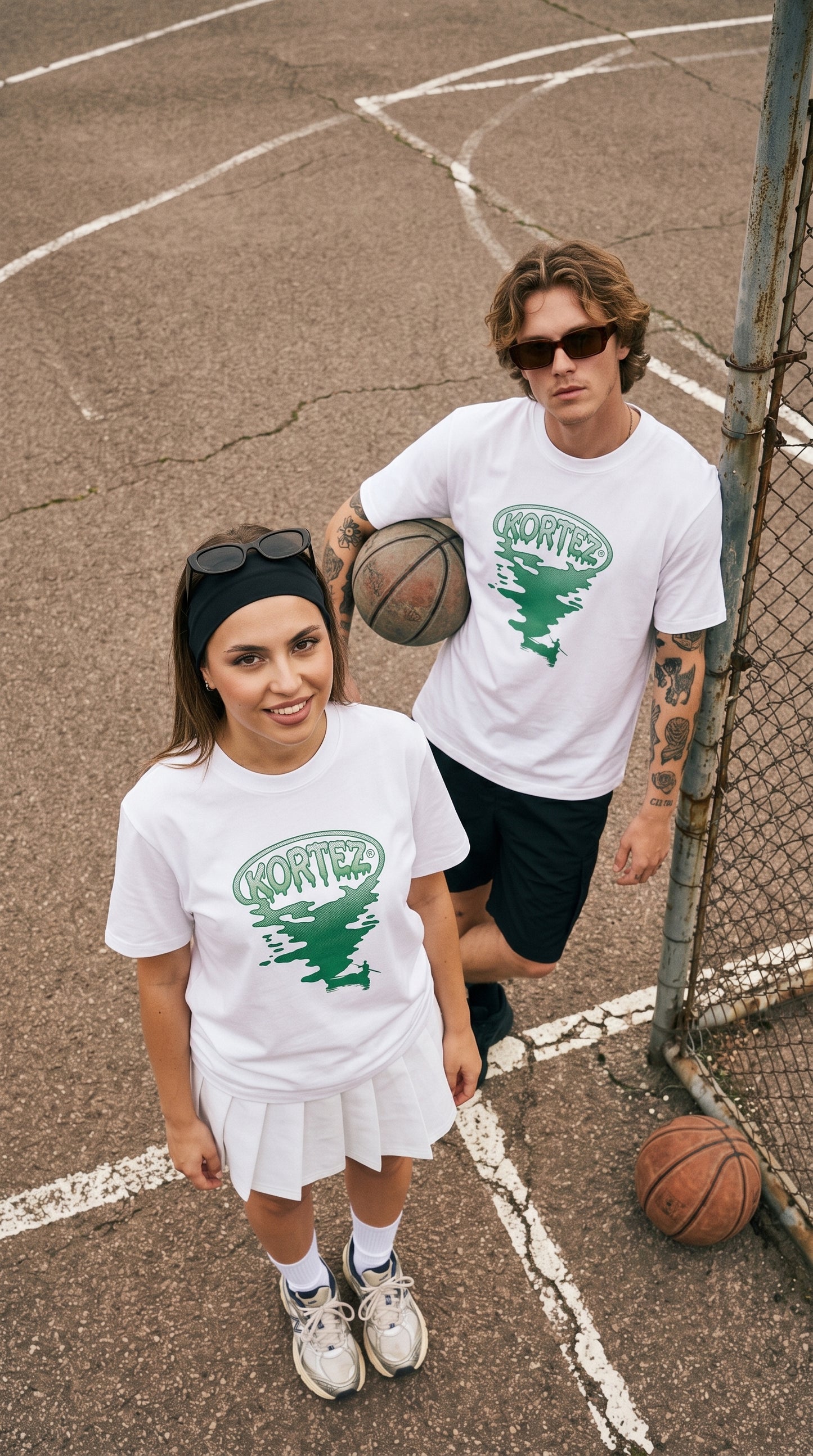 KORTEZ - Monsoon Drift Heavyweight Tee / White