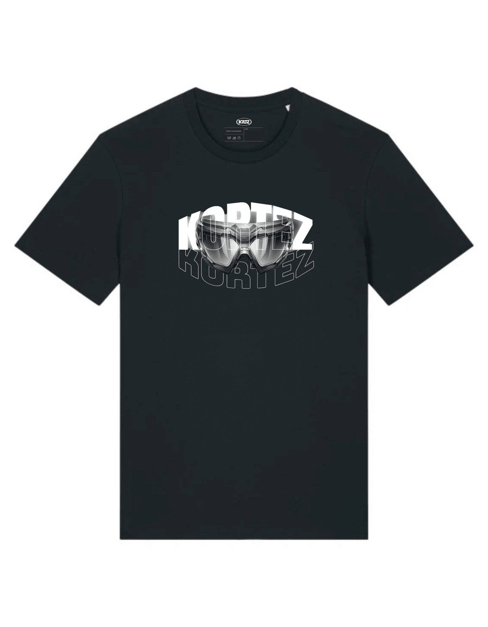 KORTEZ - Nightvision Mask Tee / Black