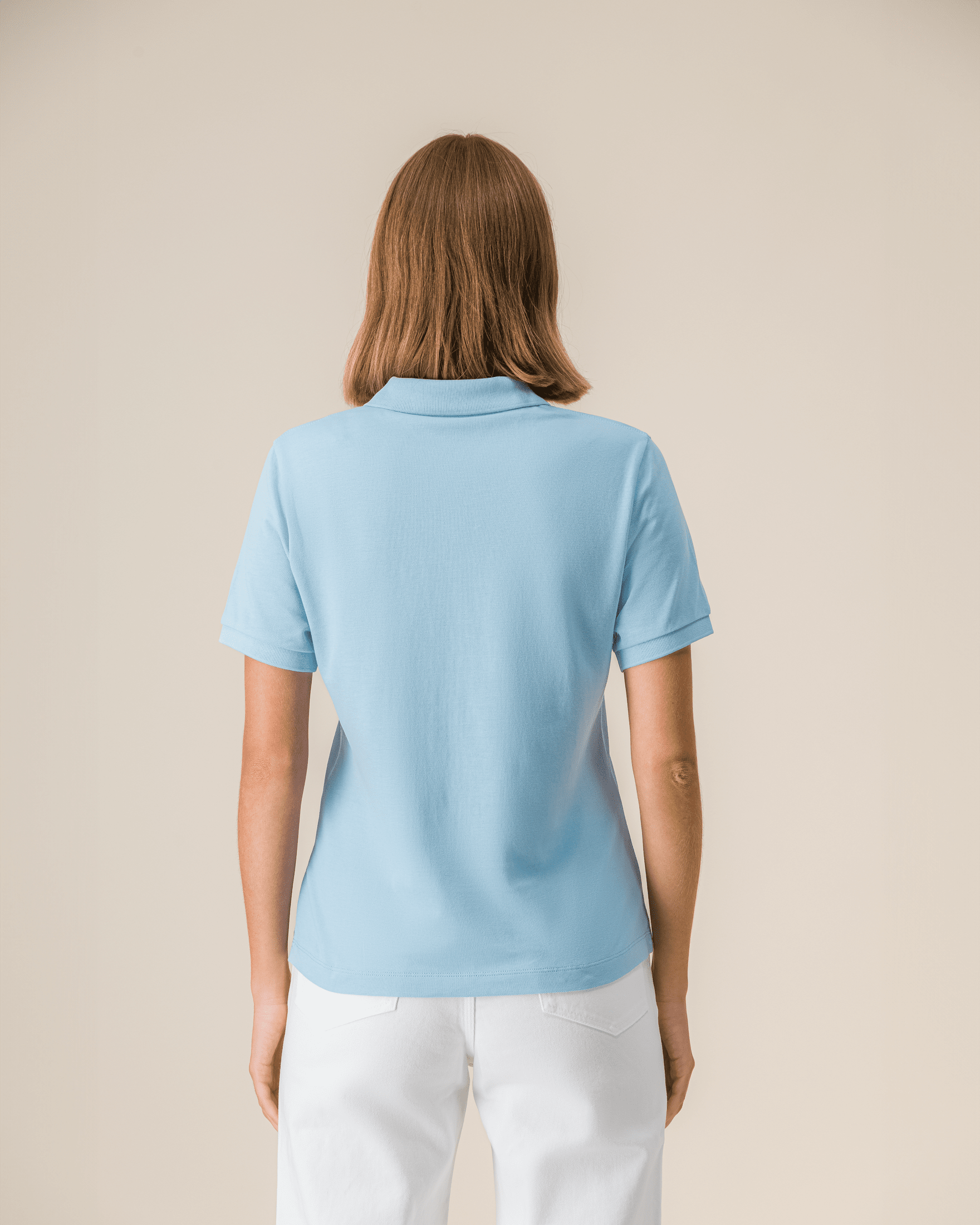 KORTEZ - Old School Badge Polo / Sky Blue