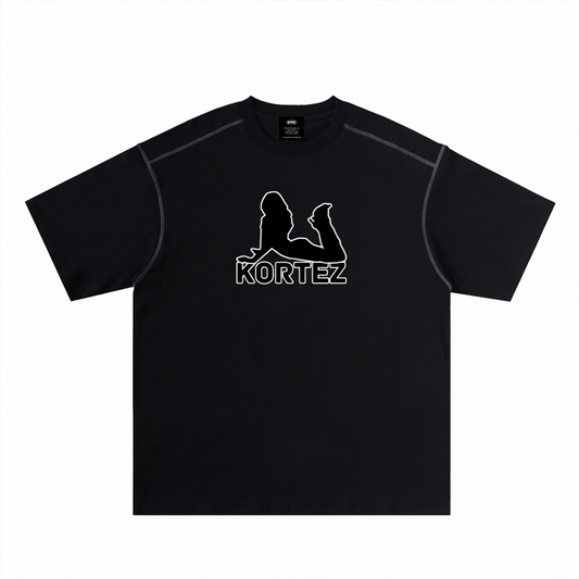 KORTEZ – Pose Contrast Tee / Black