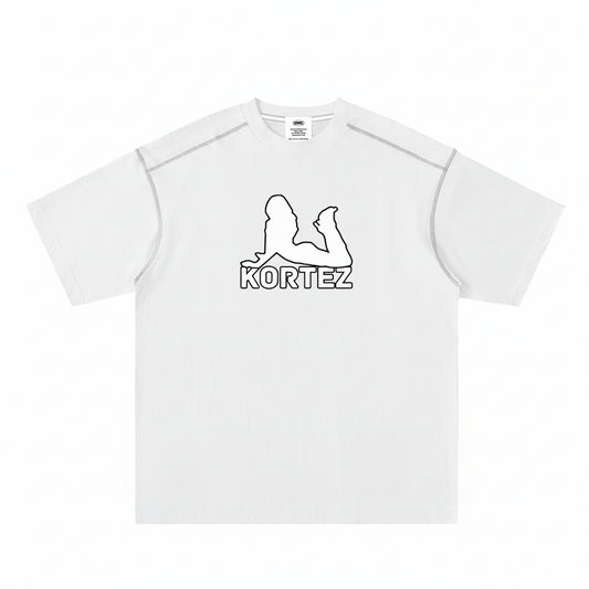 KORTEZ – Pose Contrast Tee / White