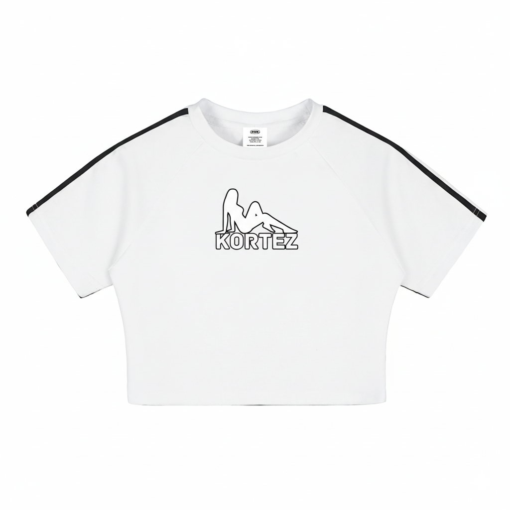 KORTEZ - Pose Crop Top/ White