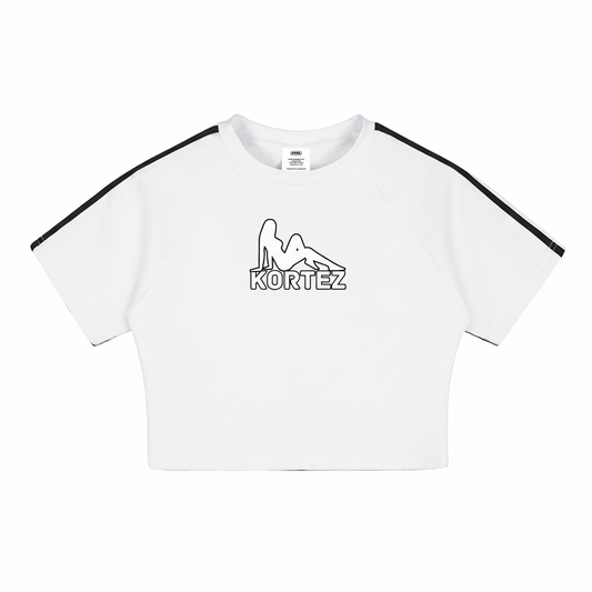 KORTEZ - Pose Crop Top/ White