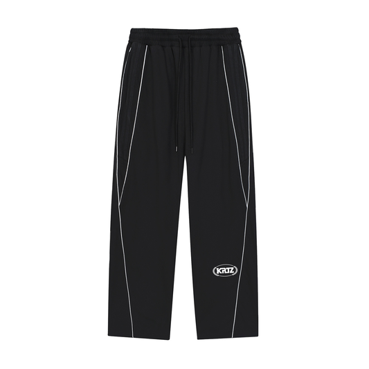 KORTEZ - Reflective Stripe Joggers / Black