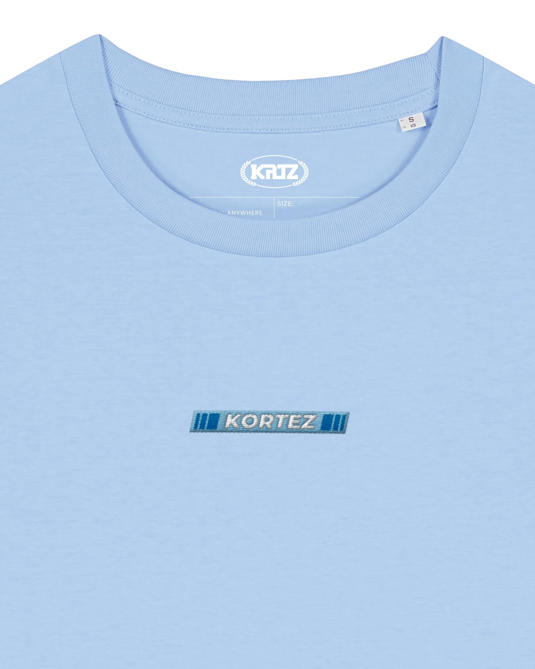 KORTEZ - Retro Logo Tee / Blue Soul