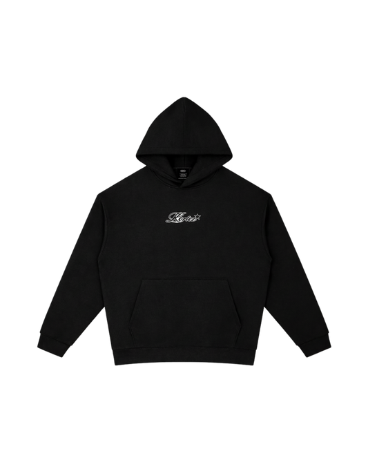 KORTEZ – Script Legacy Hoodie / Black