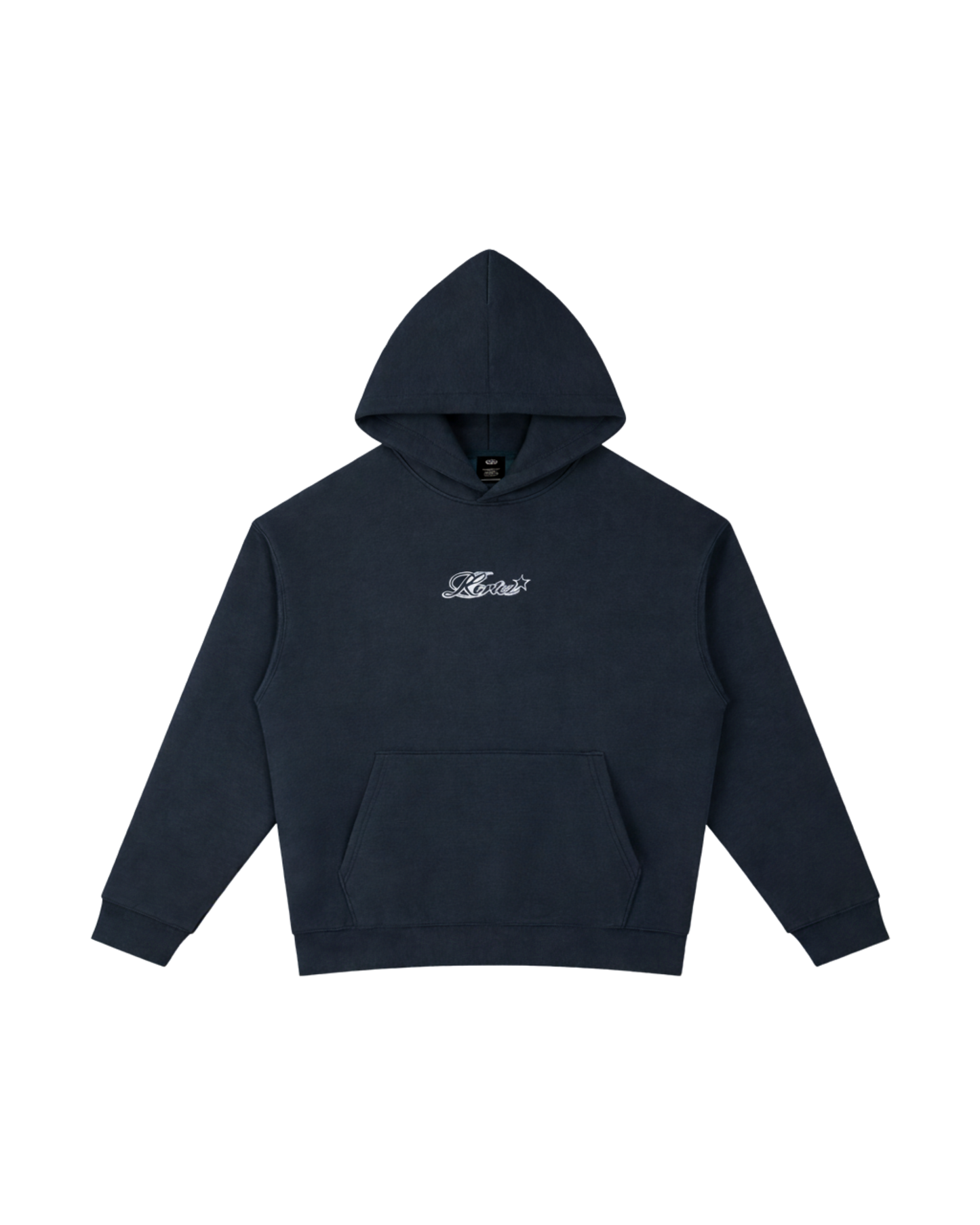 KORTEZ – Script Legacy Hoodie / Navy Blue