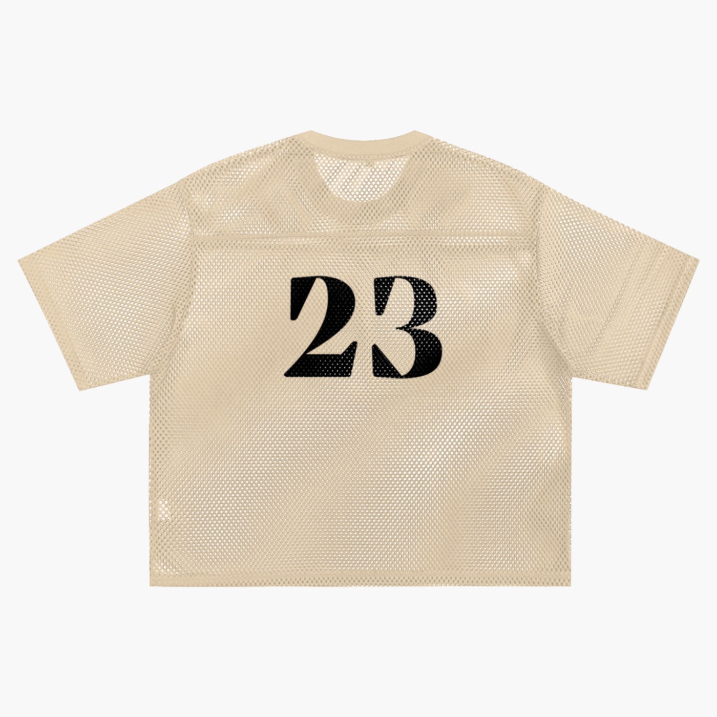 KORTEZ - See-through Net T-Shirt / Apricot