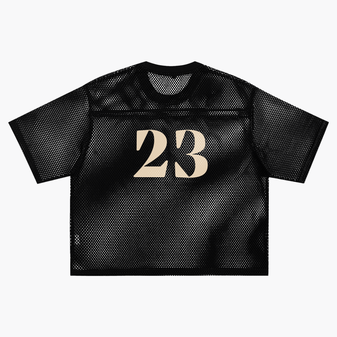 KORTEZ - See-through Net T-Shirt / Black
