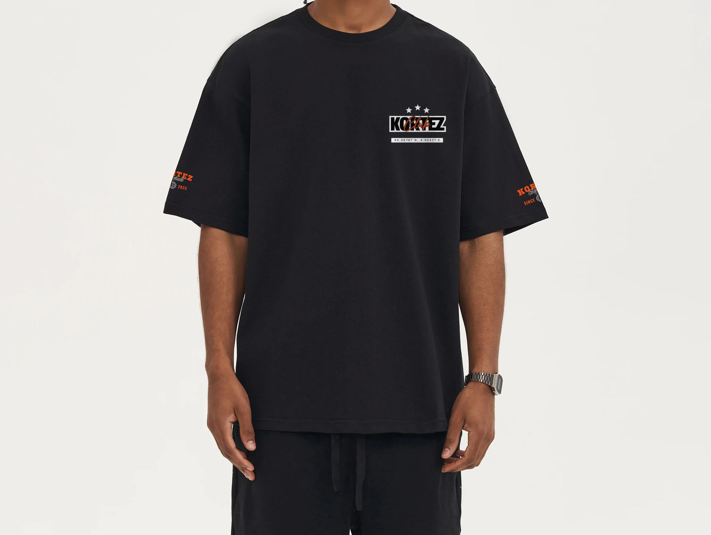 KORTEZ - Short Set (Black/Orange)