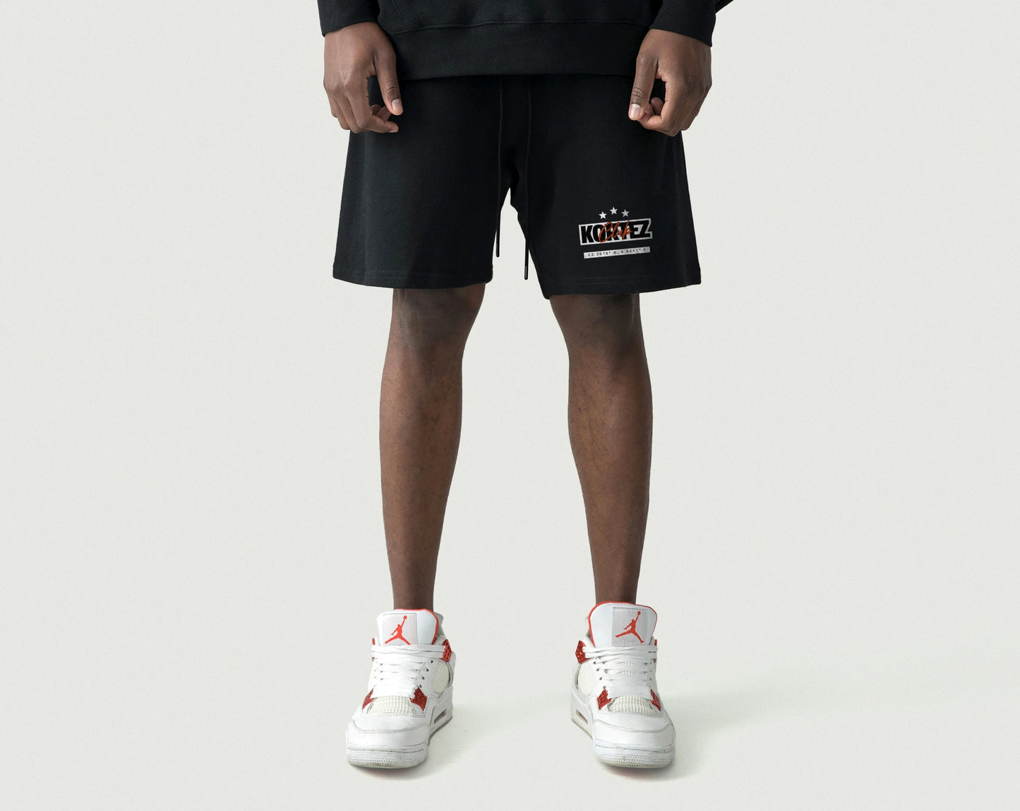 KORTEZ - Short Set (Black/Orange)