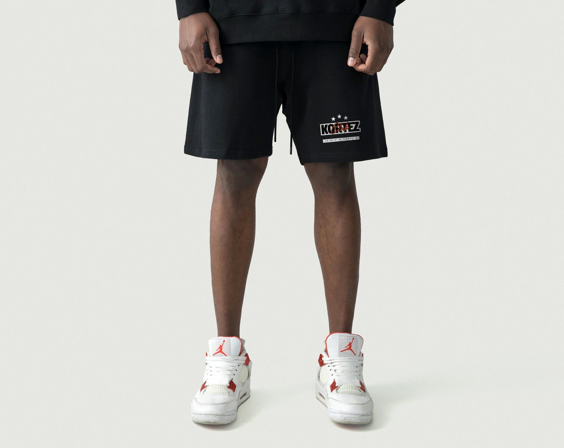 KORTEZ - Short Set (Black/Orange)