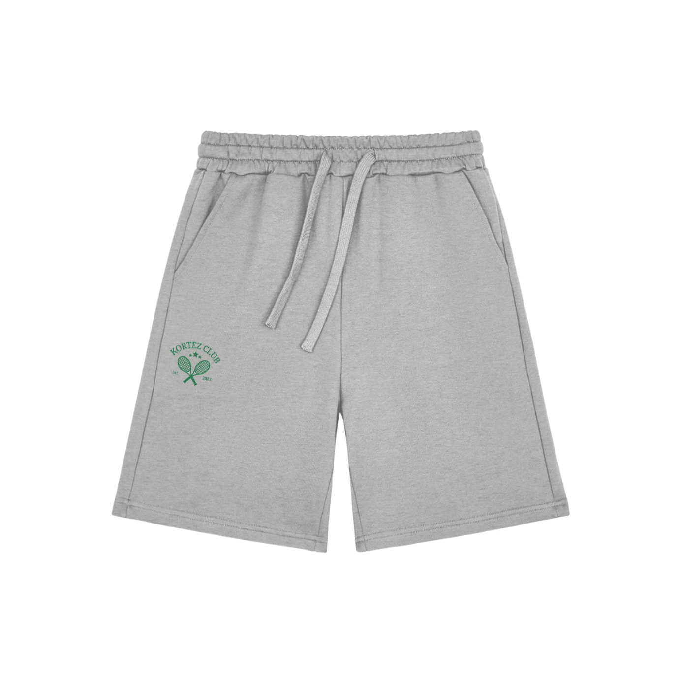 KORTEZ - TENNIS CLUB SHORTS / GRAY - GREEN