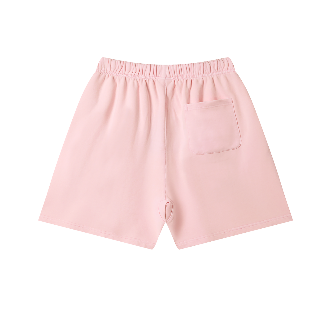 KORTEZ - Vintage Wash Cotton Shorts / Pink