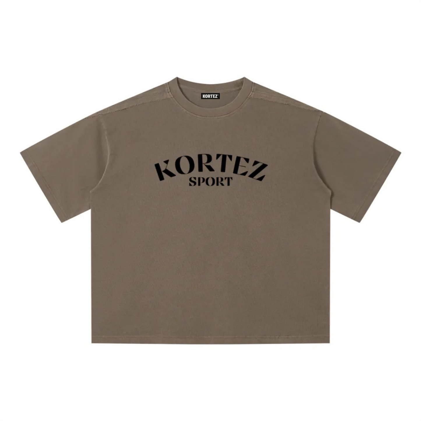 KORTEZ - Vintage Wash T-Shirt / Khaki