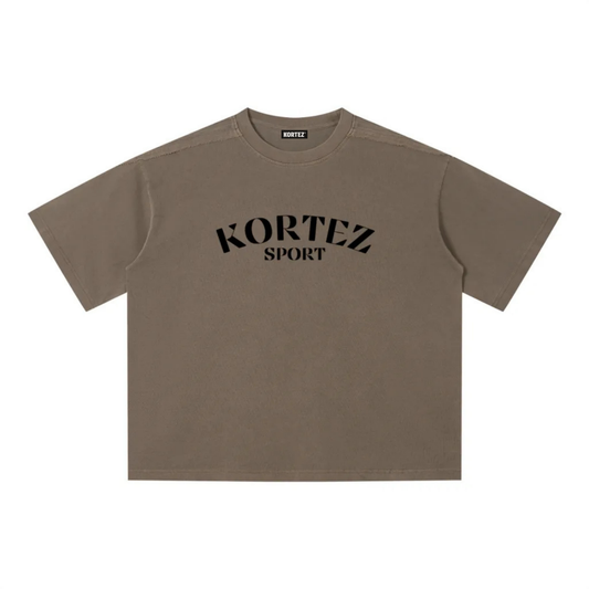 KORTEZ - Vintage Wash T-Shirt / Khaki