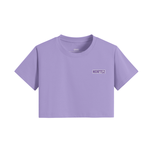 KORTEZ - Women's Crop Top Lilac