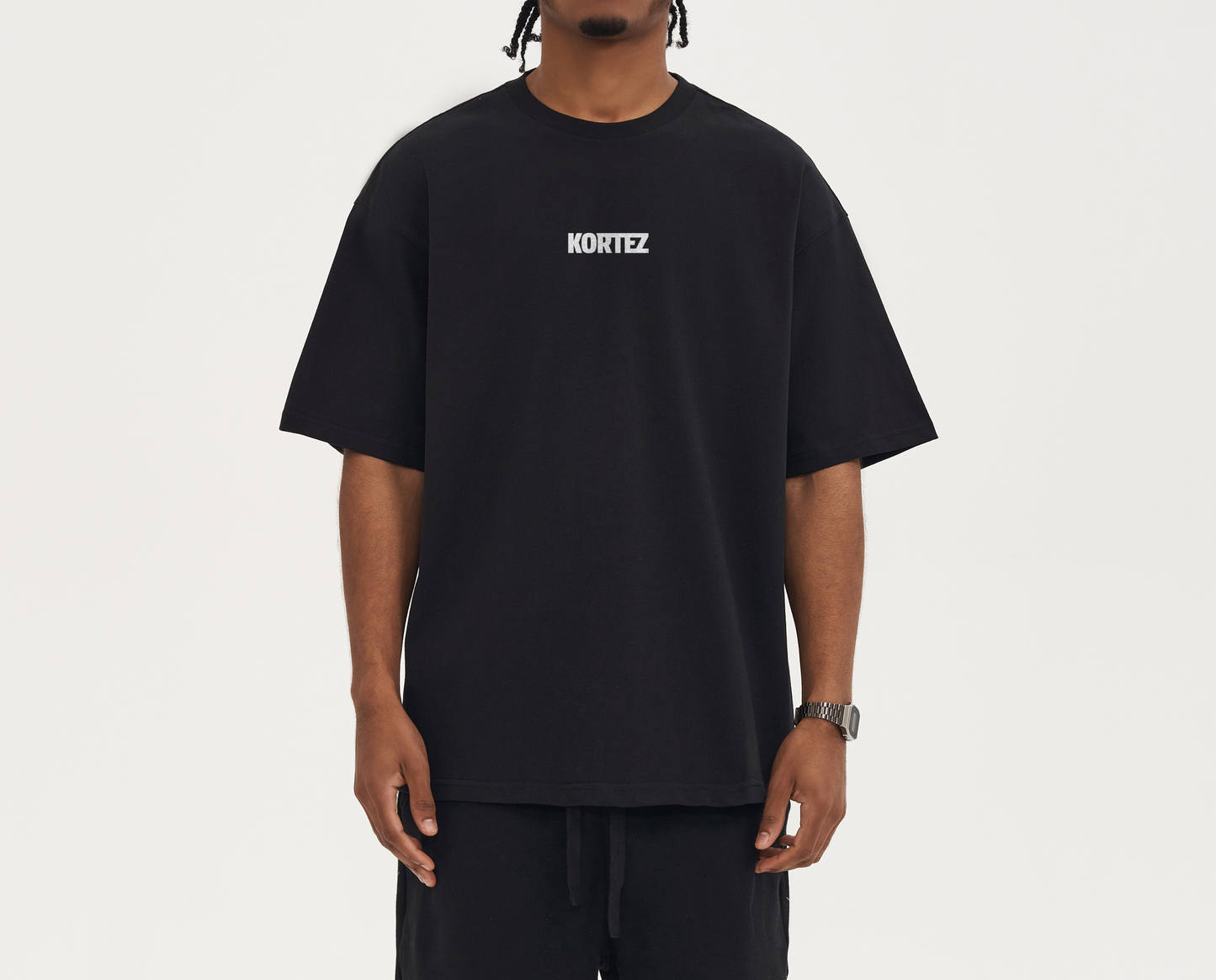 KORTEZ - Boxy T-shirt (Black) | Official Kortez