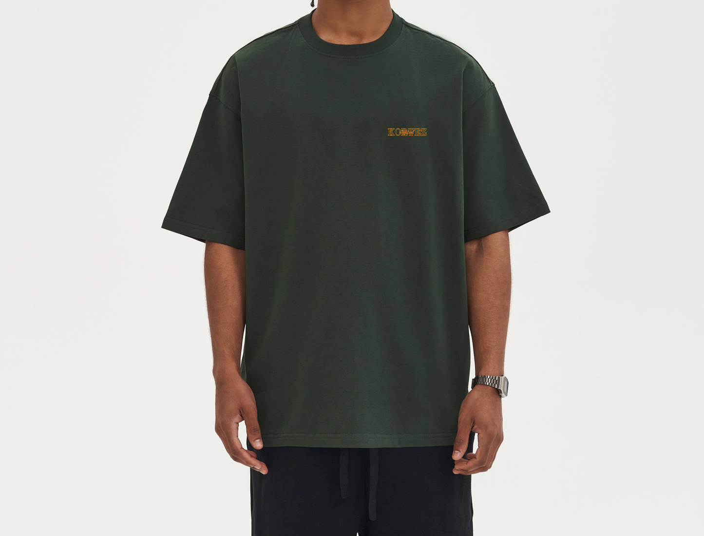 KORTEZ -  Boxy T-shirt (Jungle Green) | Official Kortez