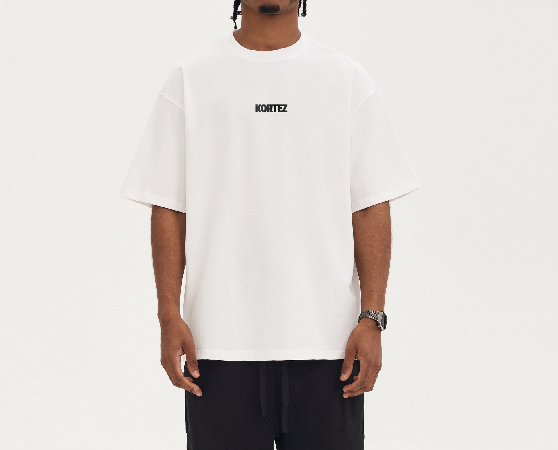 KORTEZ - Boxy T-shirt (White) | Official Kortez