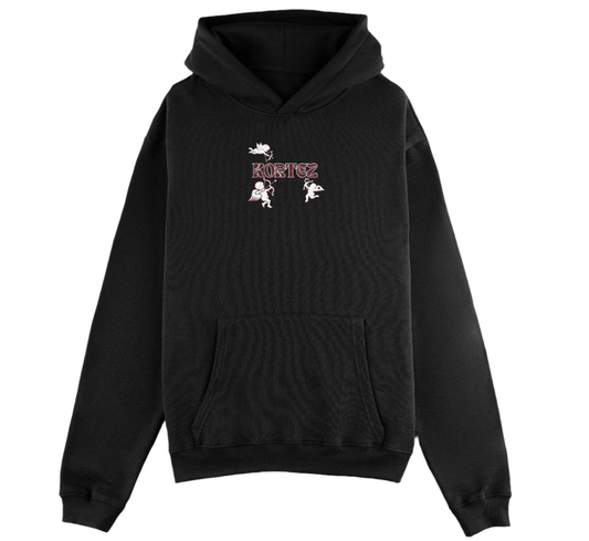 KORTEZ - Hoodie Over Head (Black)