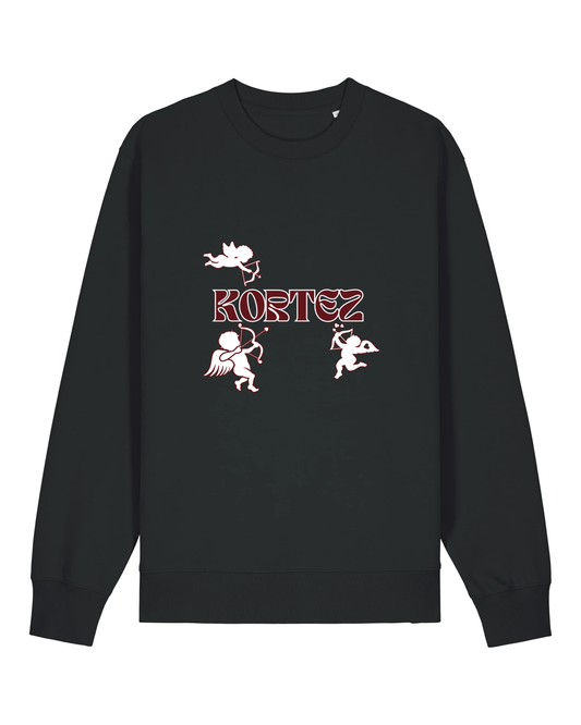 KORTEZ - Arrowed by Cupid Sweater (Black Maroon)