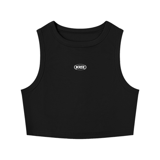 KORTEZ - Essential Crop Tanks / Black