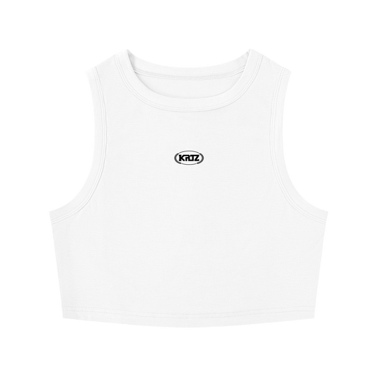 KORTEZ - Essential Crop Tanks / White