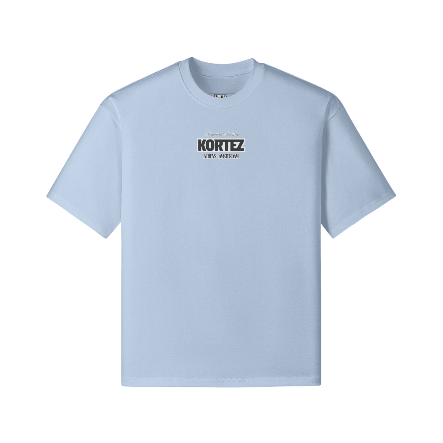 KORTEZ - Boxy T-shirt (Baby blue) | Official Kortez