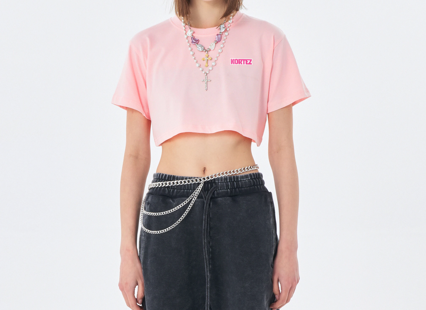 KORTEZ - Women's Crop Top (Pink) | Official Kortez