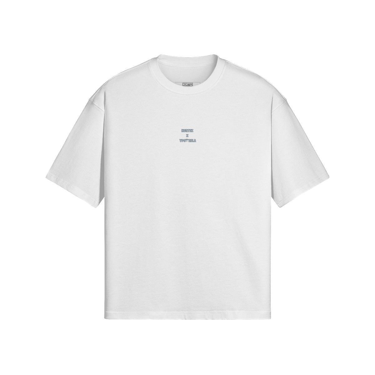 KORTEZ X YPOTESLA - Plain Tee (White) | Official Kortez